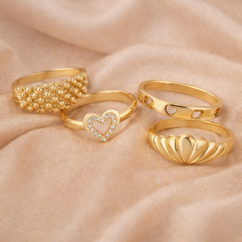9ct gold rings