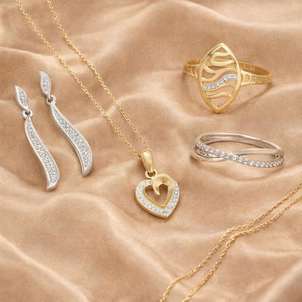 9ct Gold Diamond Jewellery