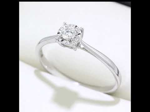 Diamond Solitaire Engagement - detail view | Prime Jewellery