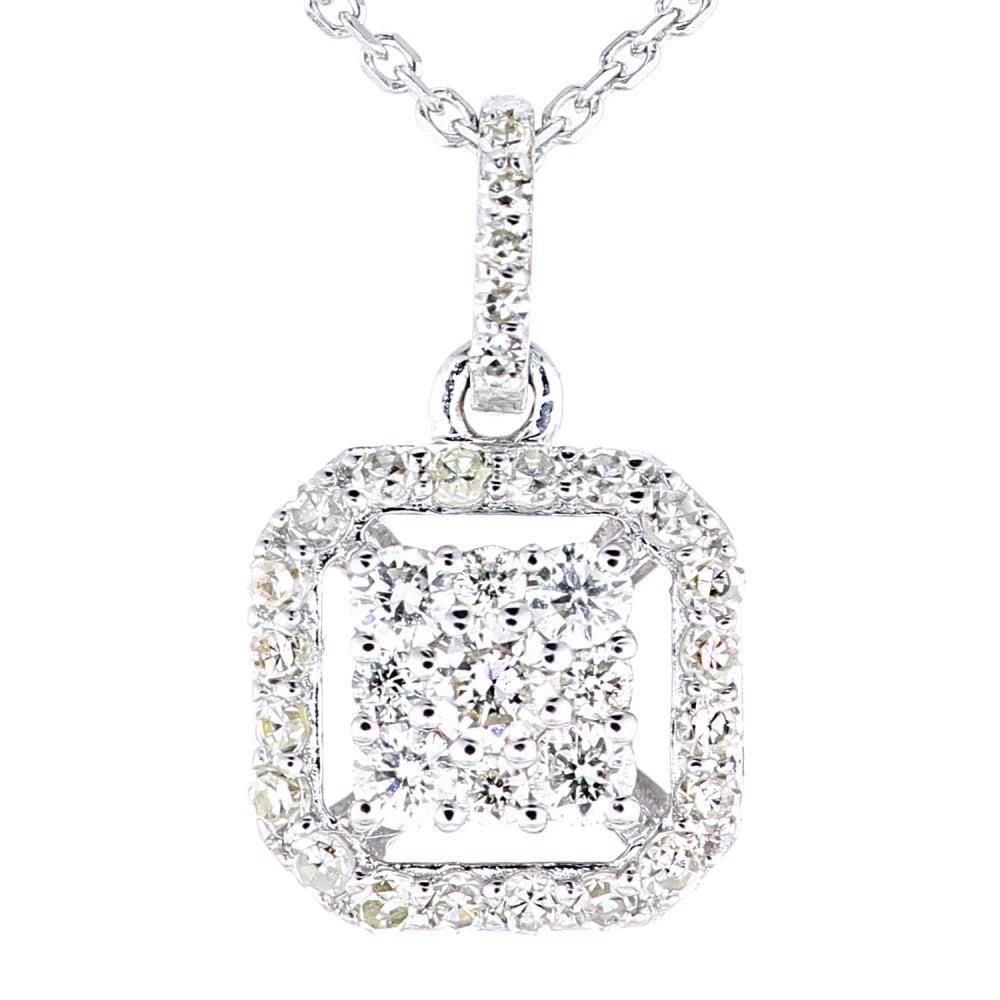 Diamond Necklace - detail view | Prime Jewellery