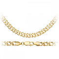 9ct Yellow Gold Double Curb Chain