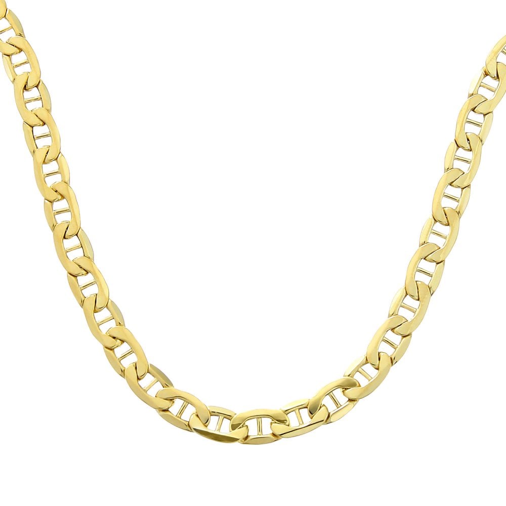9ct Yellow Gold Anchor Chain 5mm Width