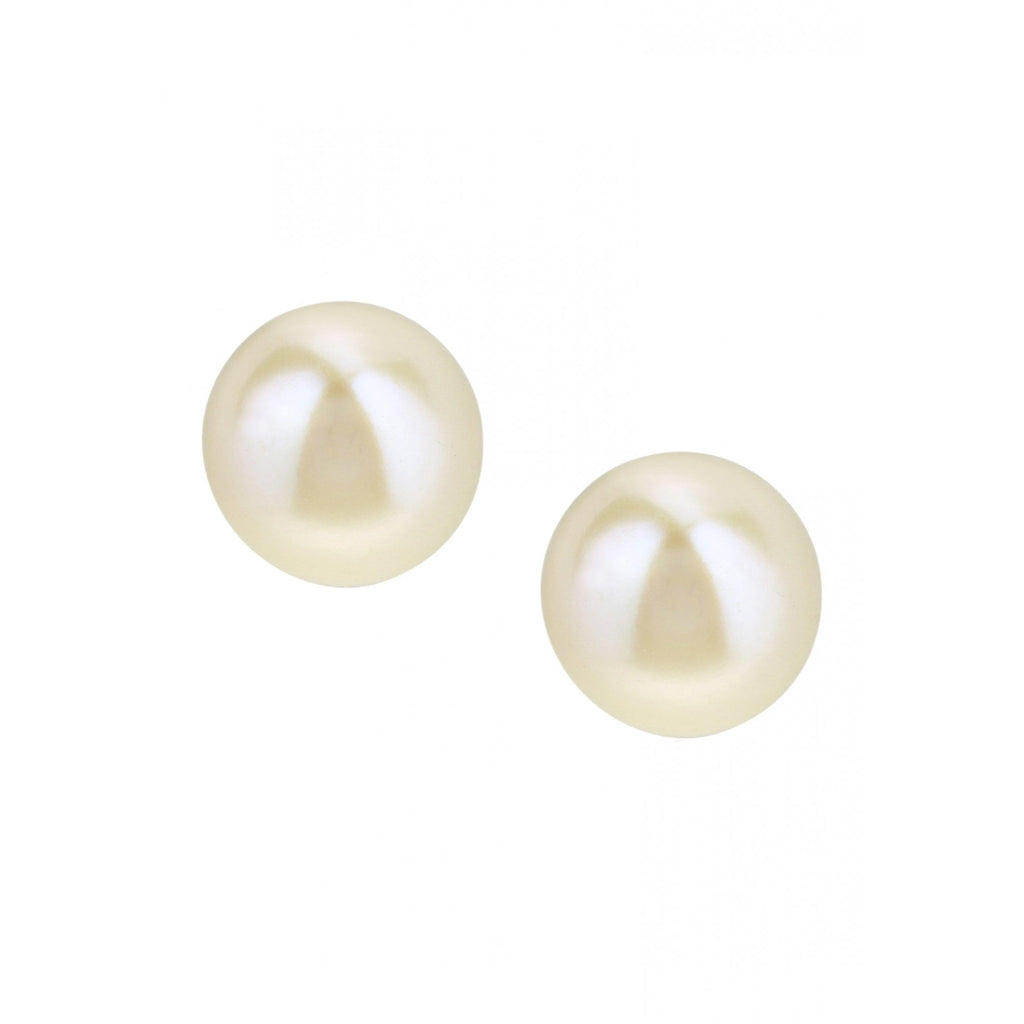 Cultured Pearl Stud Earrings 9ct Yellow Gold | Prime Jewellery