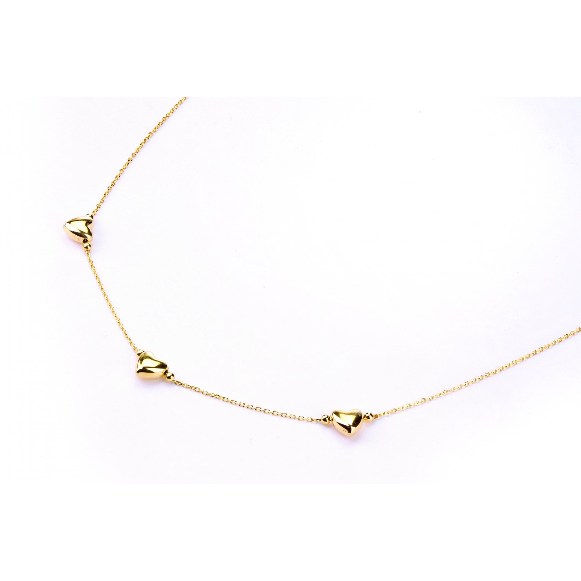 9ct Yellow Gold Heart Necklace