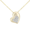 9ct Gold Natural Diamond Heart Necklace