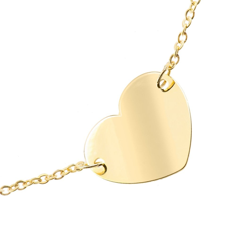 9ct Yellow Gold Women Pendant Necklace of Length 41cm