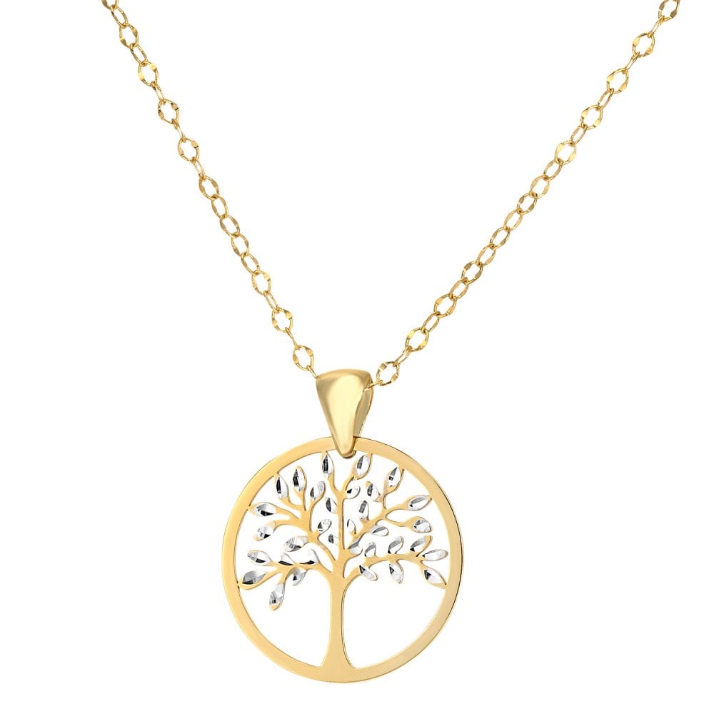 Multicolour Pendant Necklace 9ct Gold | Prime Jewellery