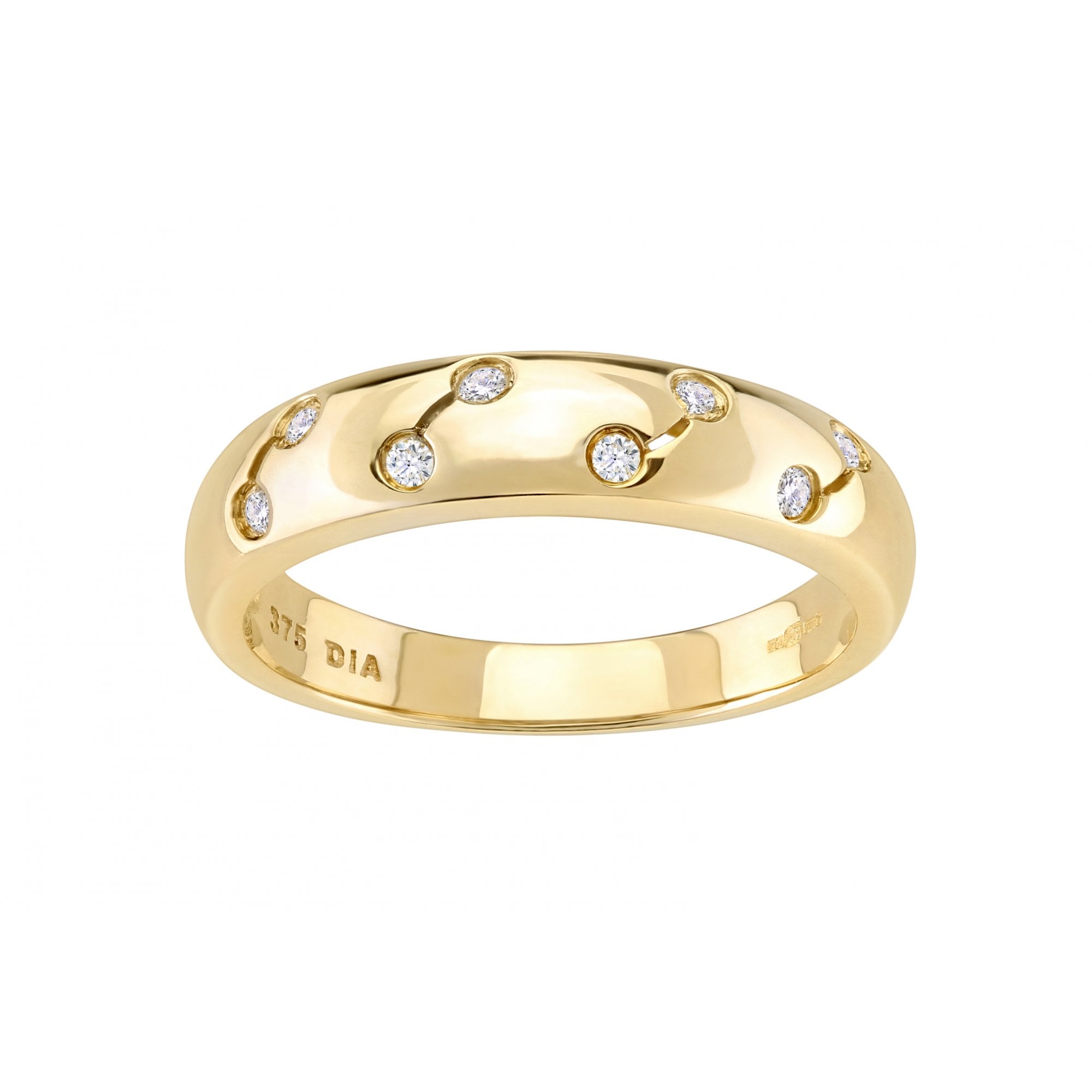 Diamond Wedding Ring - detail view | Prime Jewellery