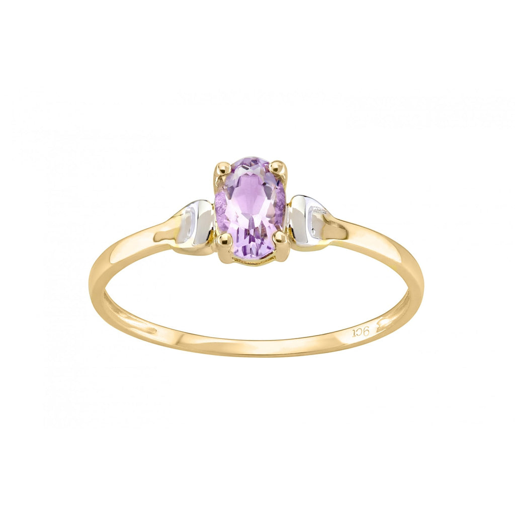 Amethyst Ring 9ct Yellow Gold | Prime Jewellery