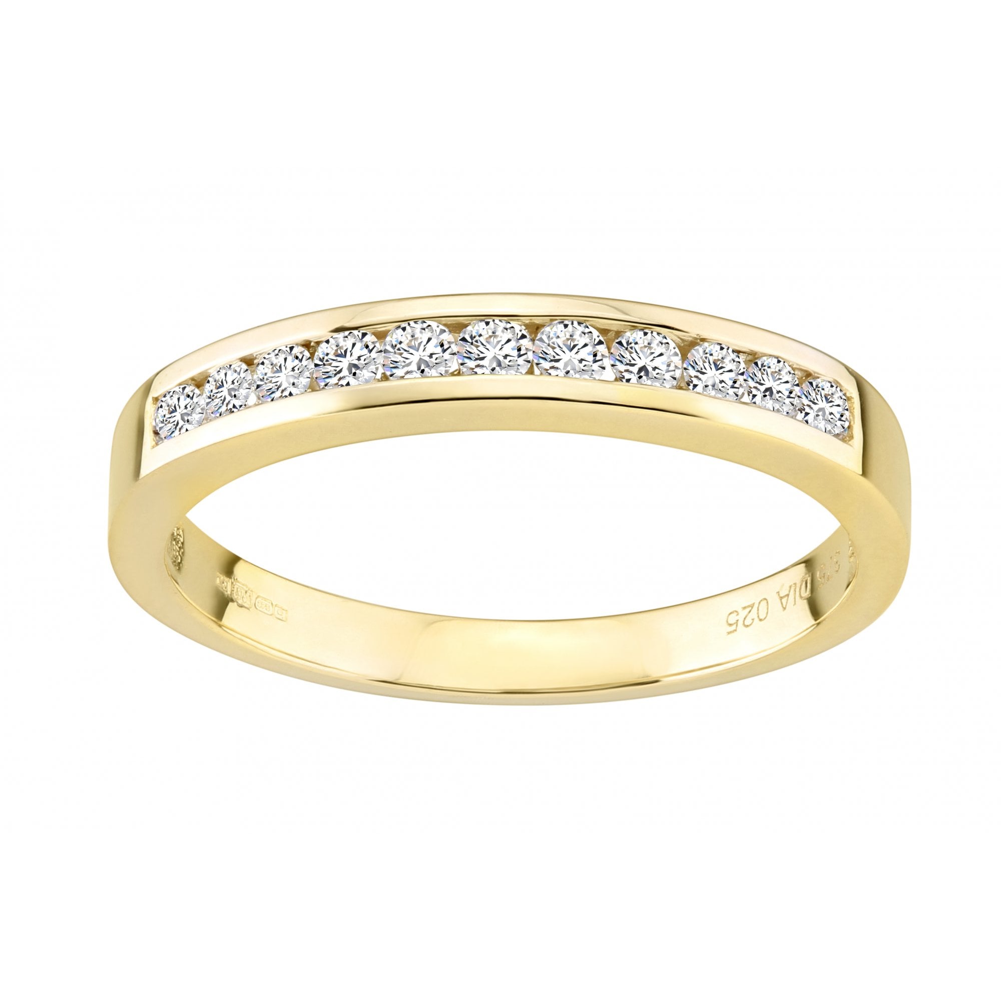 Diamond Channel Set - detail view | Prime Jewellery