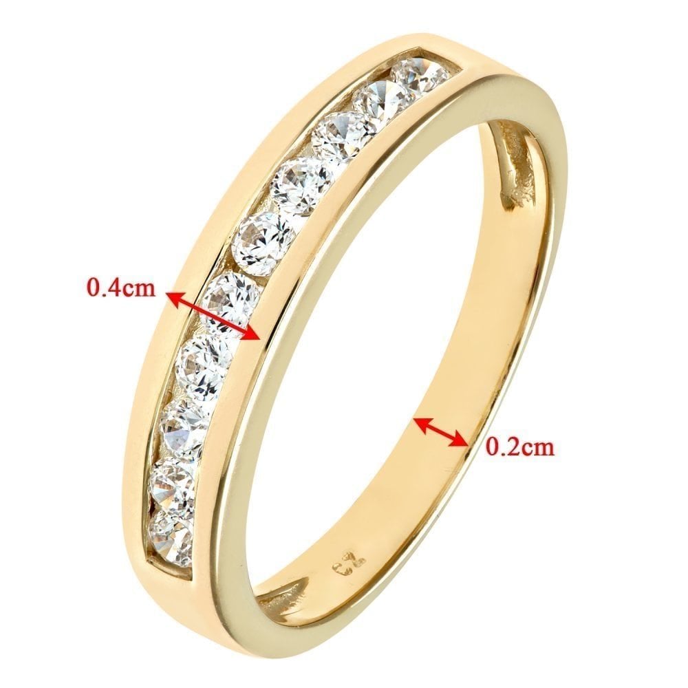 9ct Yellow Gold Eternity Ring