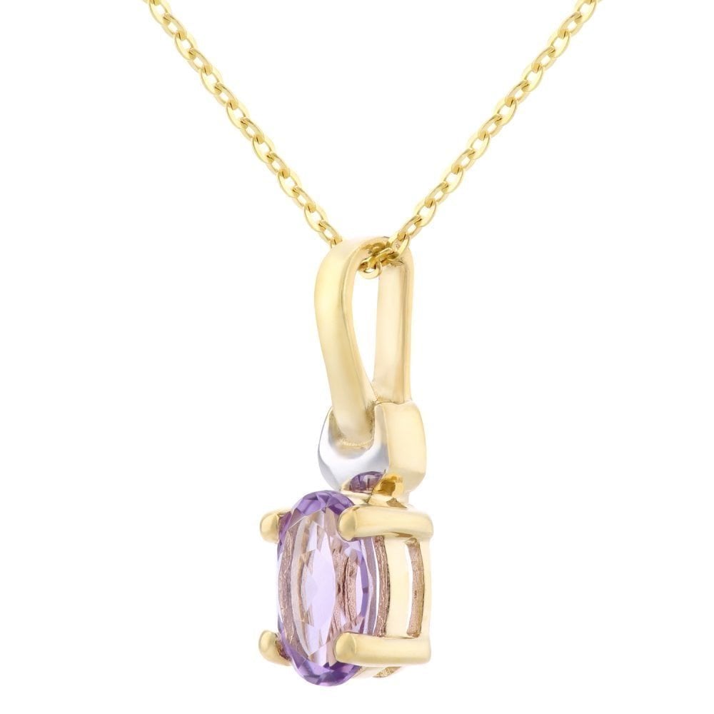 Amethyst Necklace - detail view | Prime Jewellery