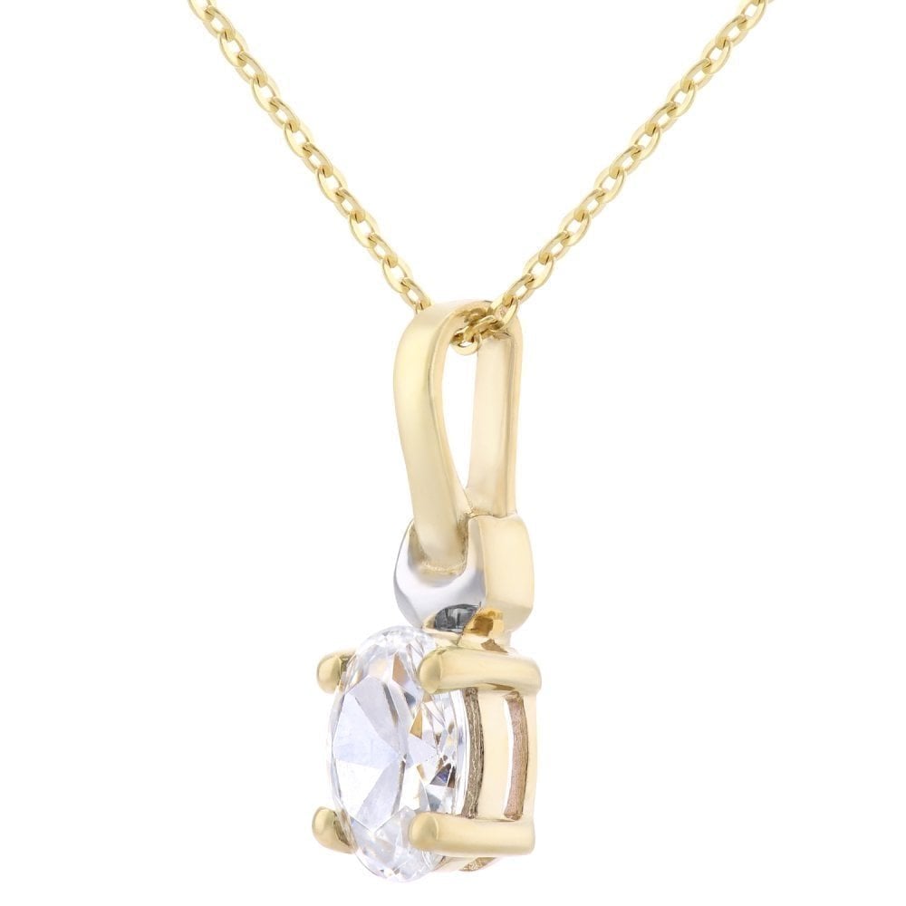 Oval Cubic Zirconia - detail view | Prime Jewellery