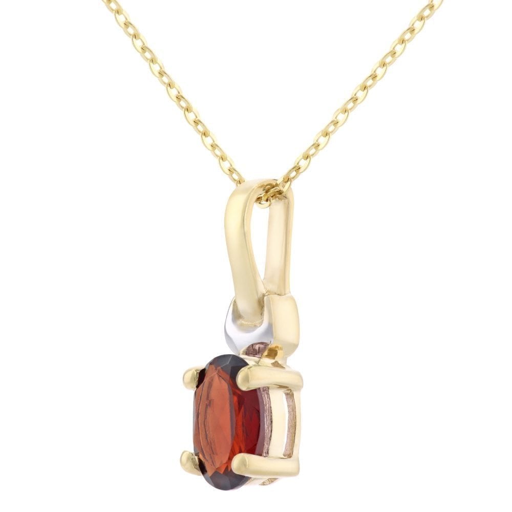 Garnet Necklace - detail view | Prime Jewellery