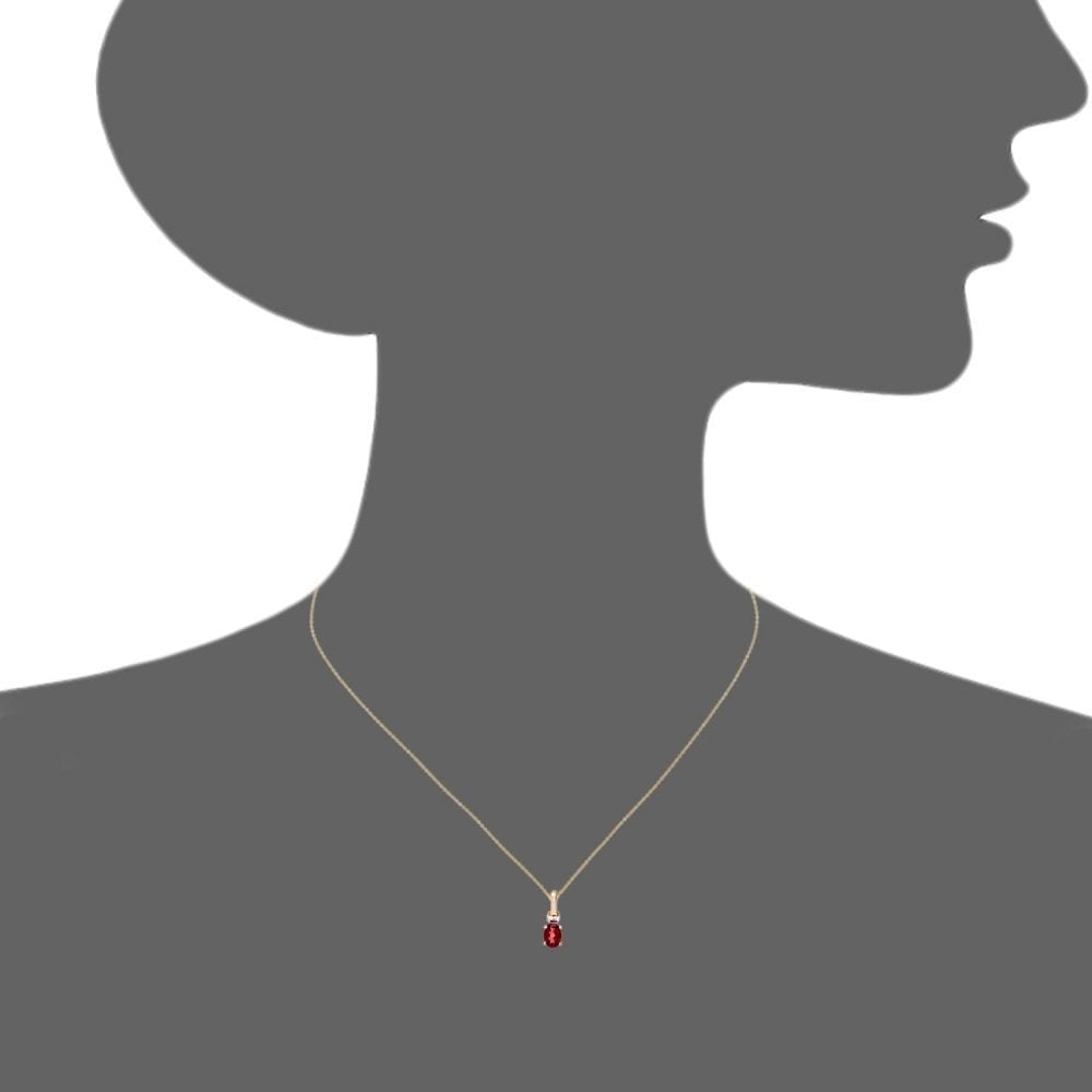 Garnet Necklace - detail view | Prime Jewellery