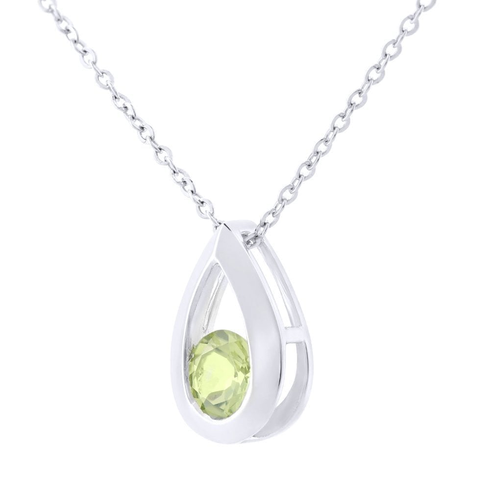 Peridot Necklace - detail view | Prime Jewellery