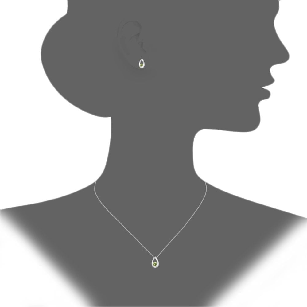 Peridot Necklace - detail view | Prime Jewellery