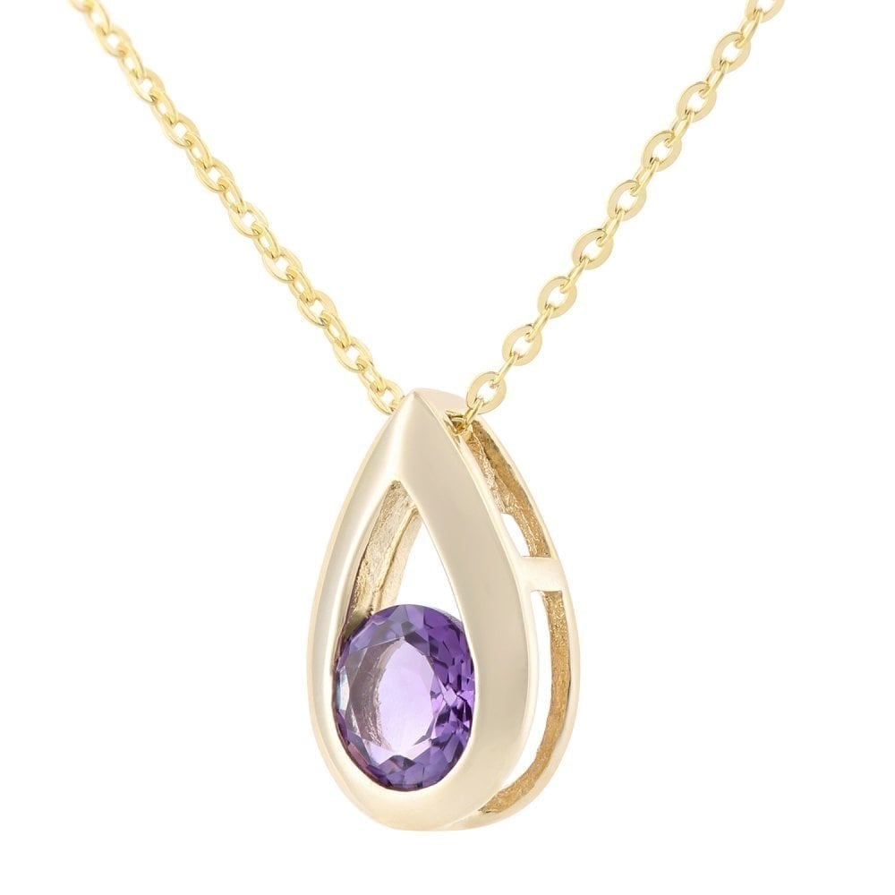Amethyst Necklace - detail view | Prime Jewellery