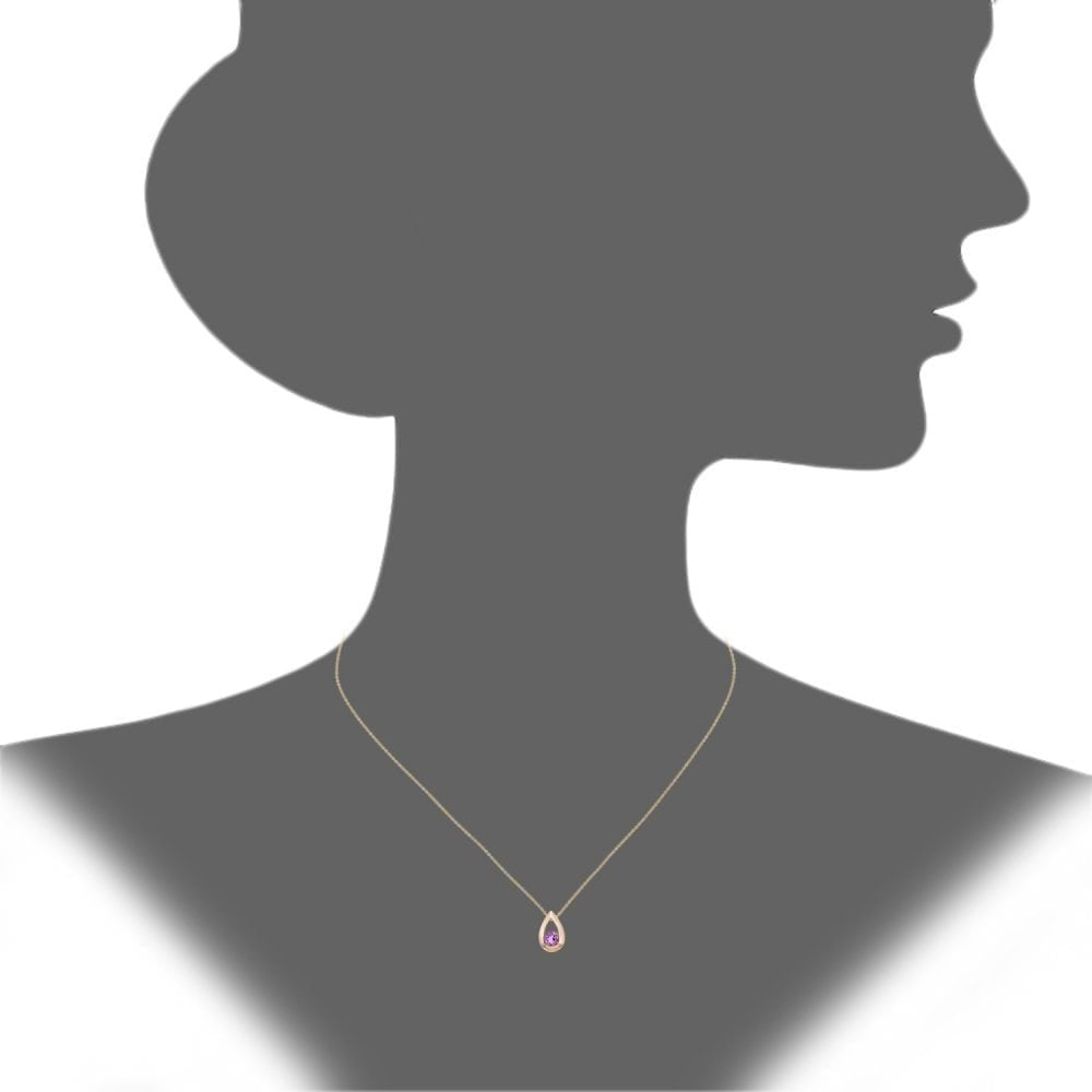 Amethyst Necklace - detail view | Prime Jewellery