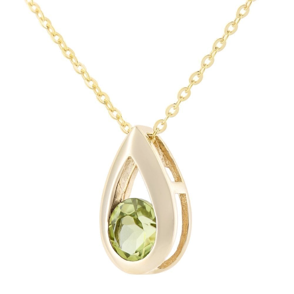 Peridot Necklace - detail view | Prime Jewellery