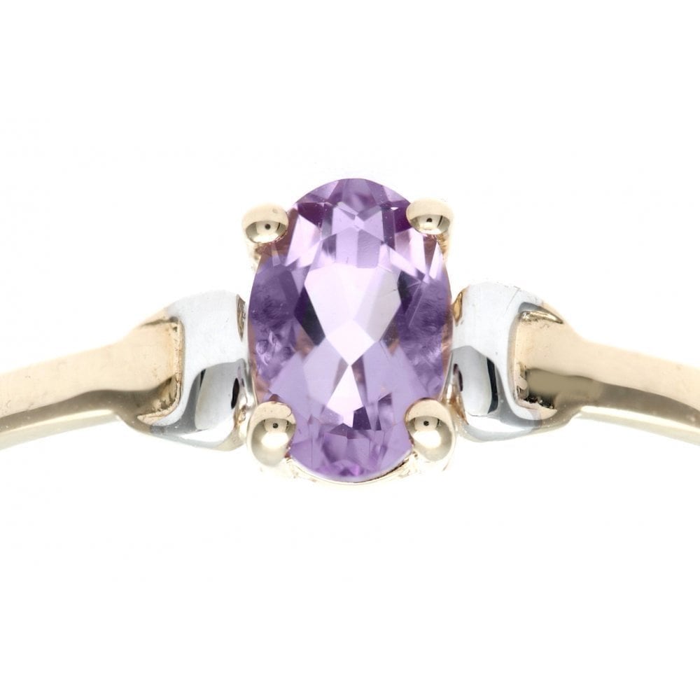 Amethyst Ring 9ct - detail view | Prime Jewellery