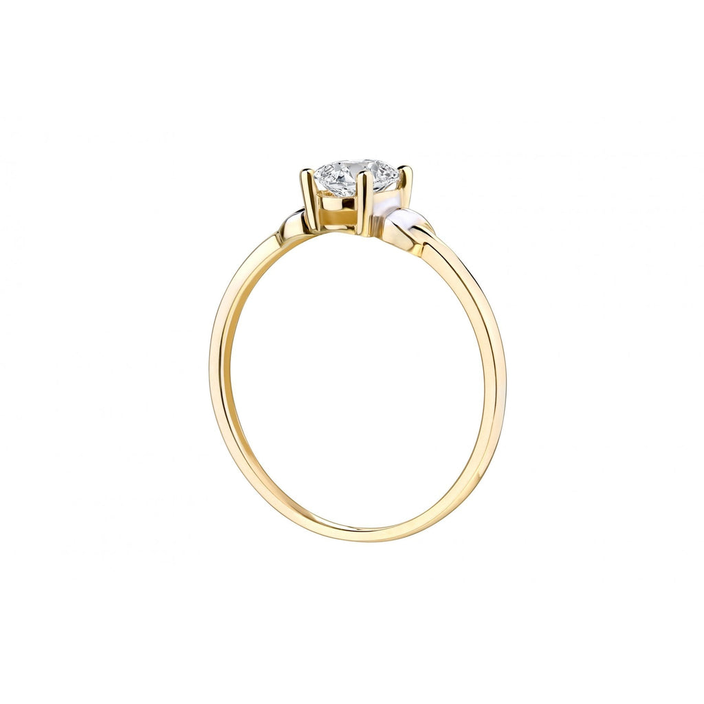 9ct Yellow Gold CZ Ring