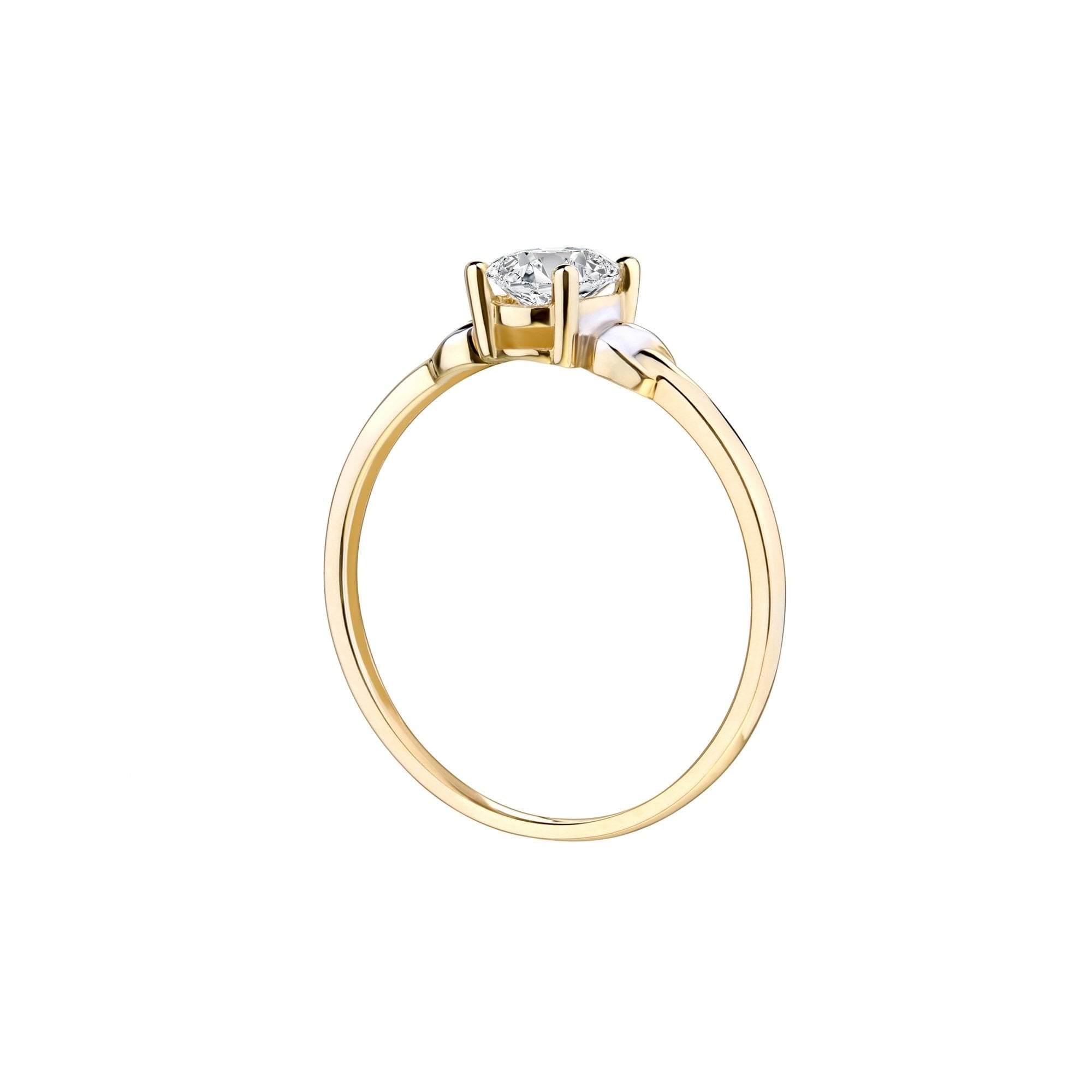 9ct Yellow Gold CZ Ring