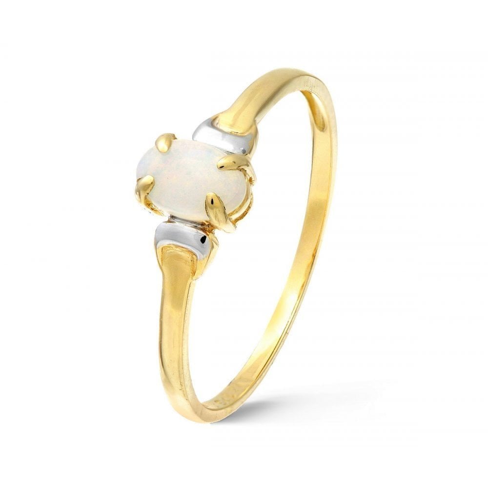 9ct Yellow Gold Opal Ring