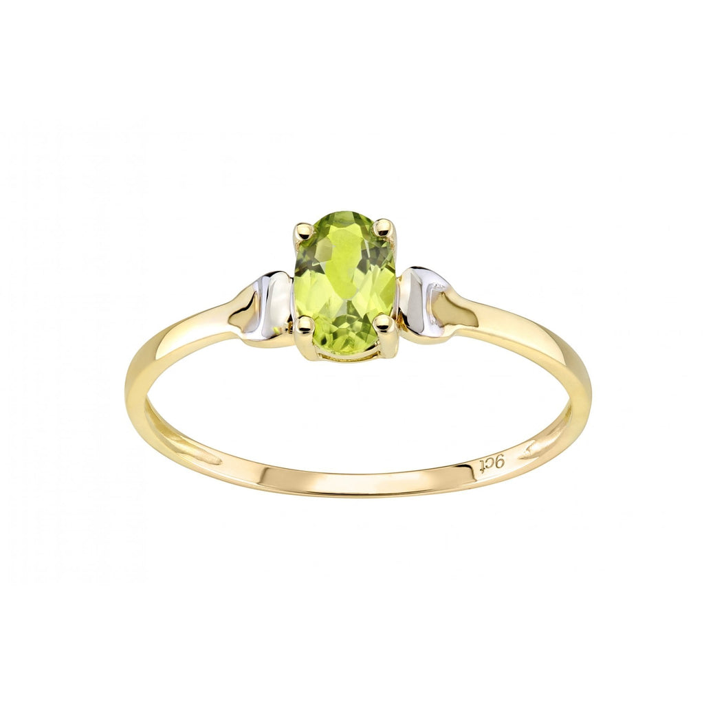 9ct Yellow Gold Peridot Ring