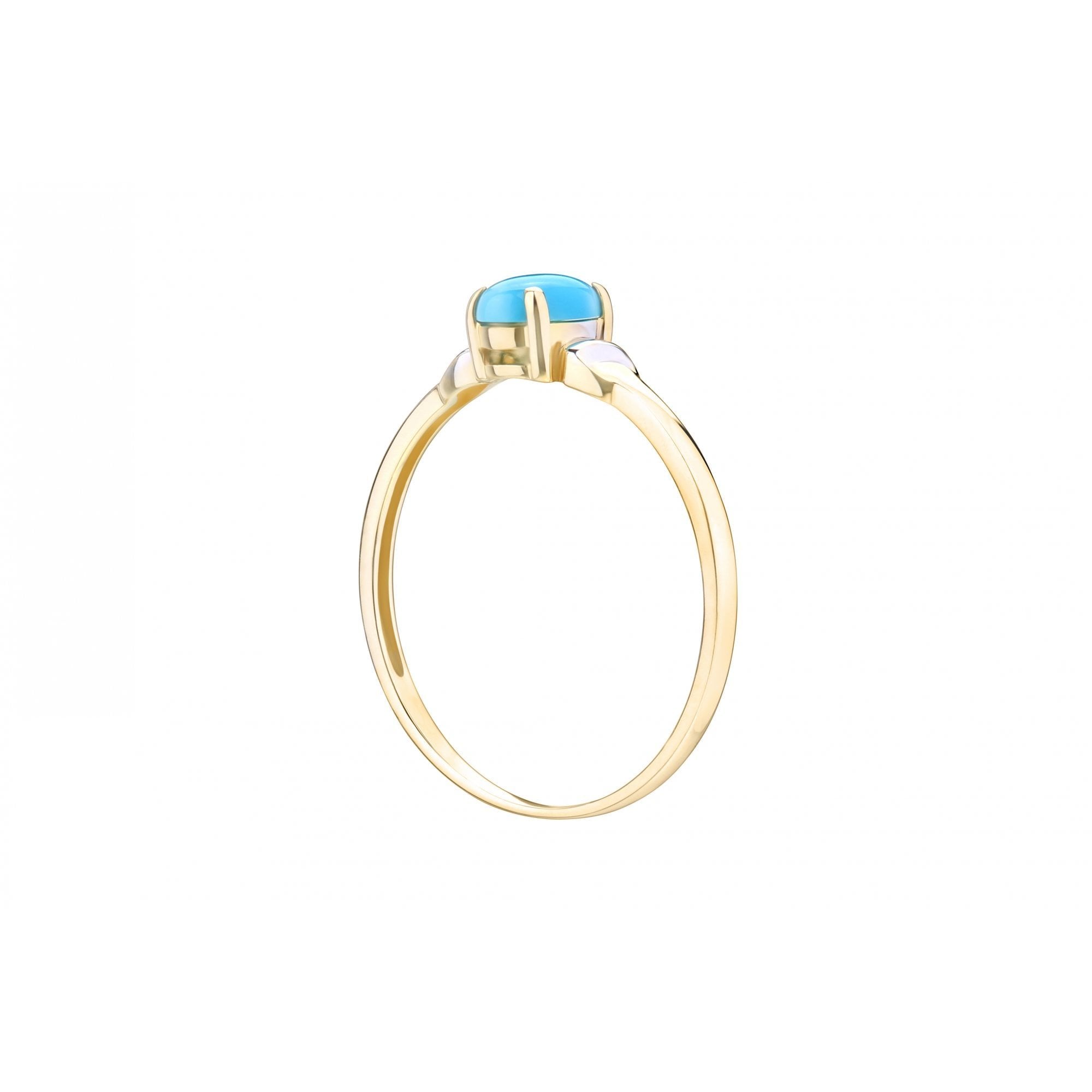9ct Yellow Gold Turquoise Ring