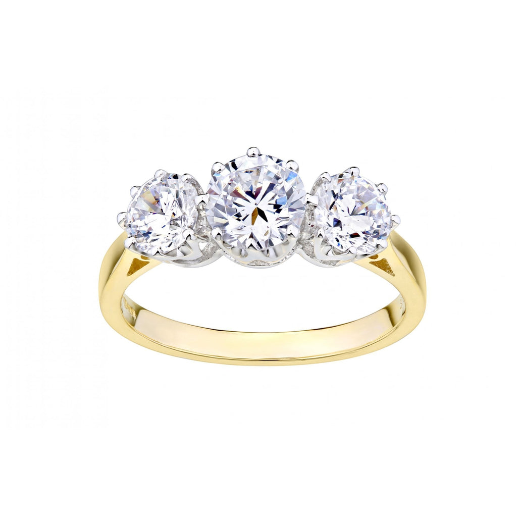 Cubic Zirconia Trilogy - detail view | Prime Jewellery