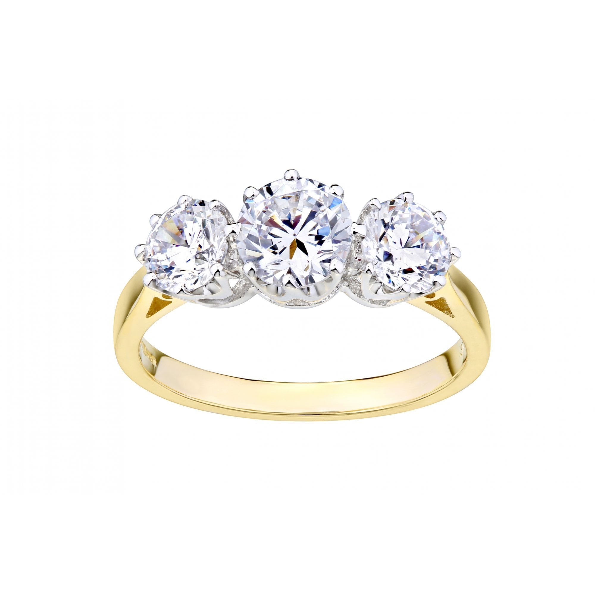 Cubic Zirconia Trilogy - detail view | Prime Jewellery