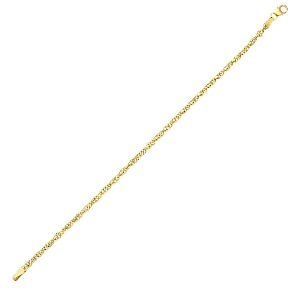 Link Bracelet 9ct - detail view | Prime Jewellery