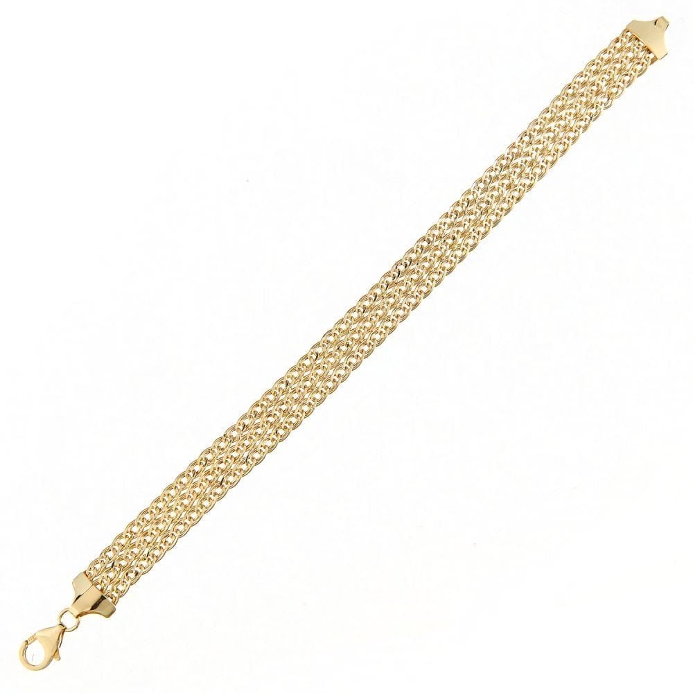9ct Yellow Gold Bismark Bracelet