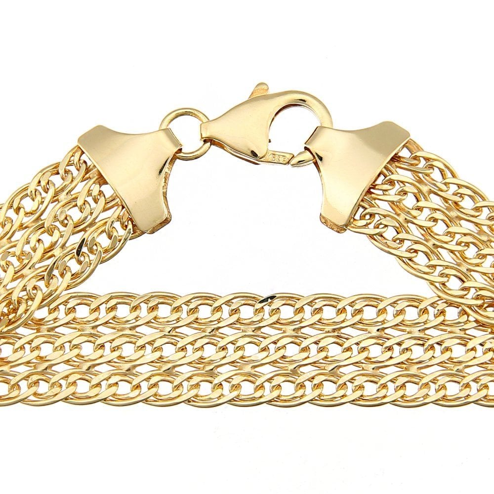 9ct Yellow Gold Bismark Bracelet