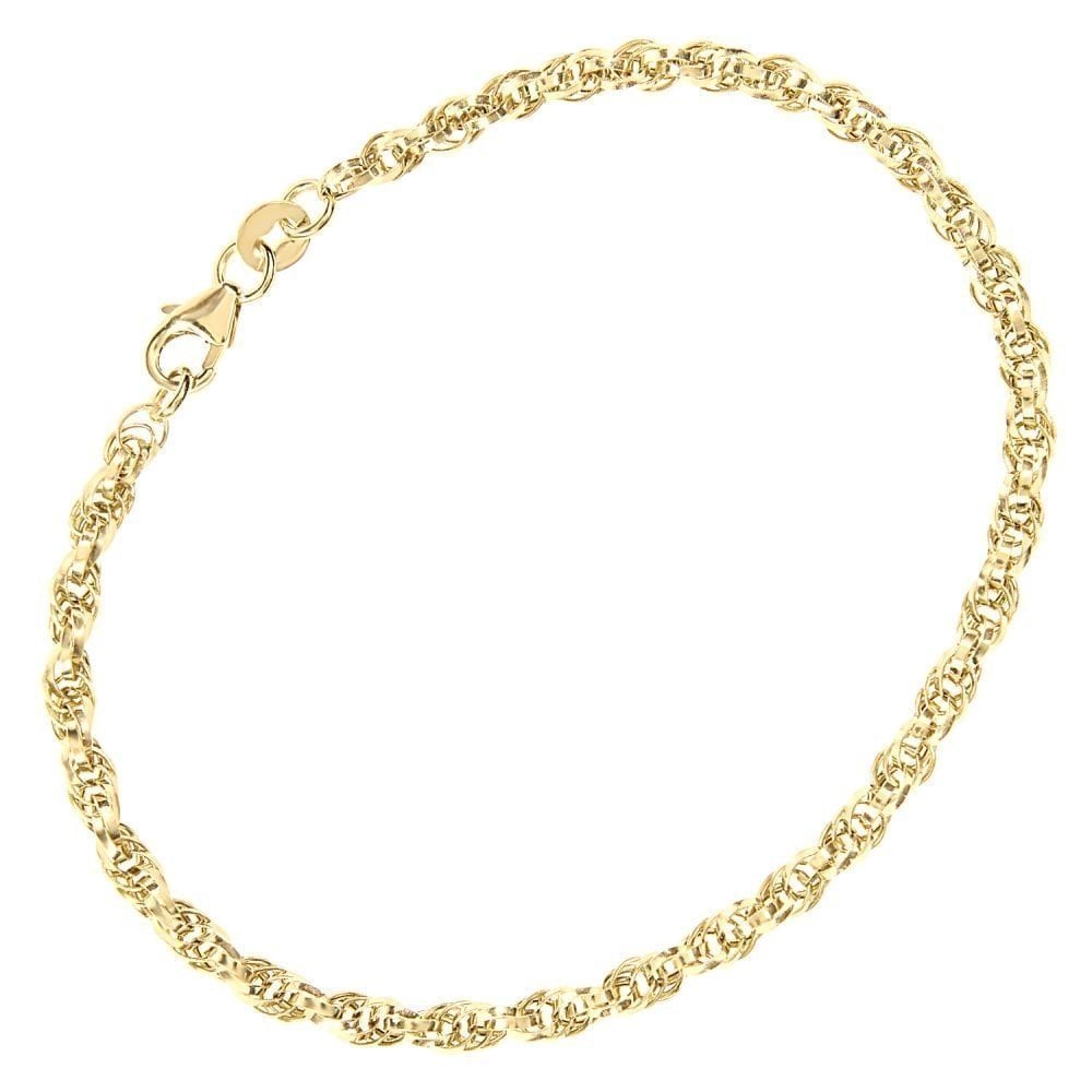 Rope Bracelet 9ct Yellow Gold | Prime Jewellery