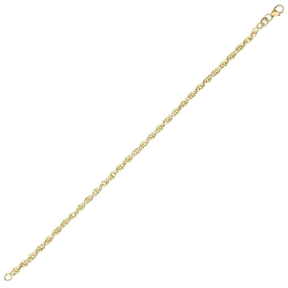 Rope Bracelet 9ct - detail view | Prime Jewellery