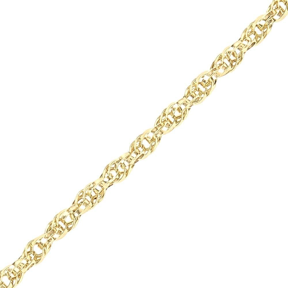 Rope Bracelet 9ct - detail view | Prime Jewellery