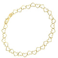 Heart Bracelet 9ct Yellow Gold | Prime Jewellery