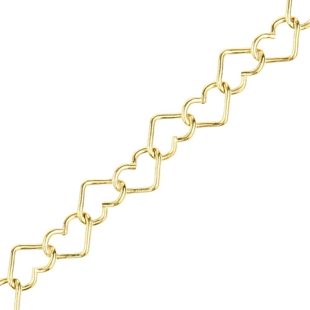 Heart Bracelet 9ct - detail view | Prime Jewellery