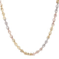 3 Colour Gold Infinity Chain 9ct Gold | Prime Jewellery