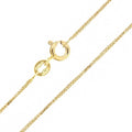 9ct Yellow Gold Foxtail Pendant Chain