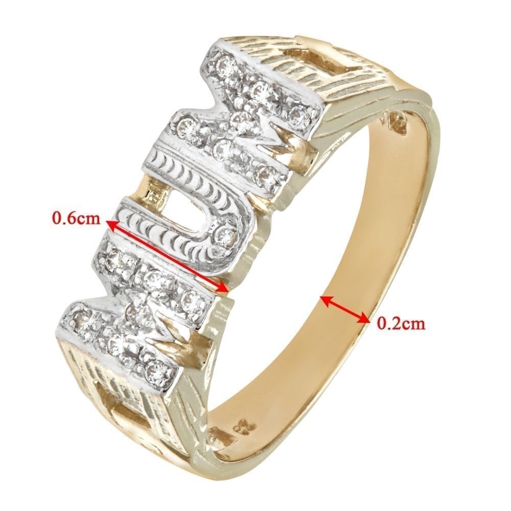 9ct Yellow Gold Mum Ring