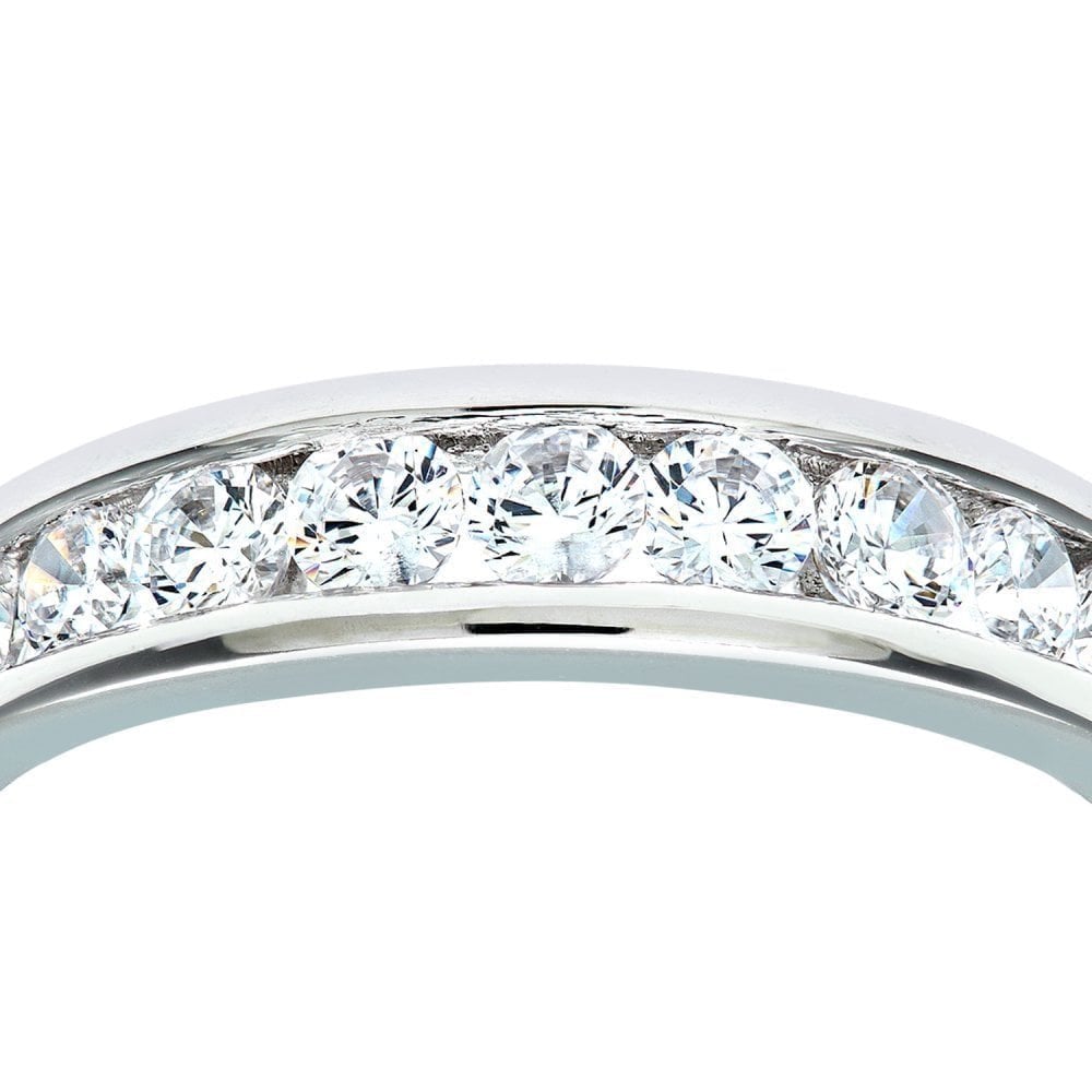 9ct White Gold Eternity Ring