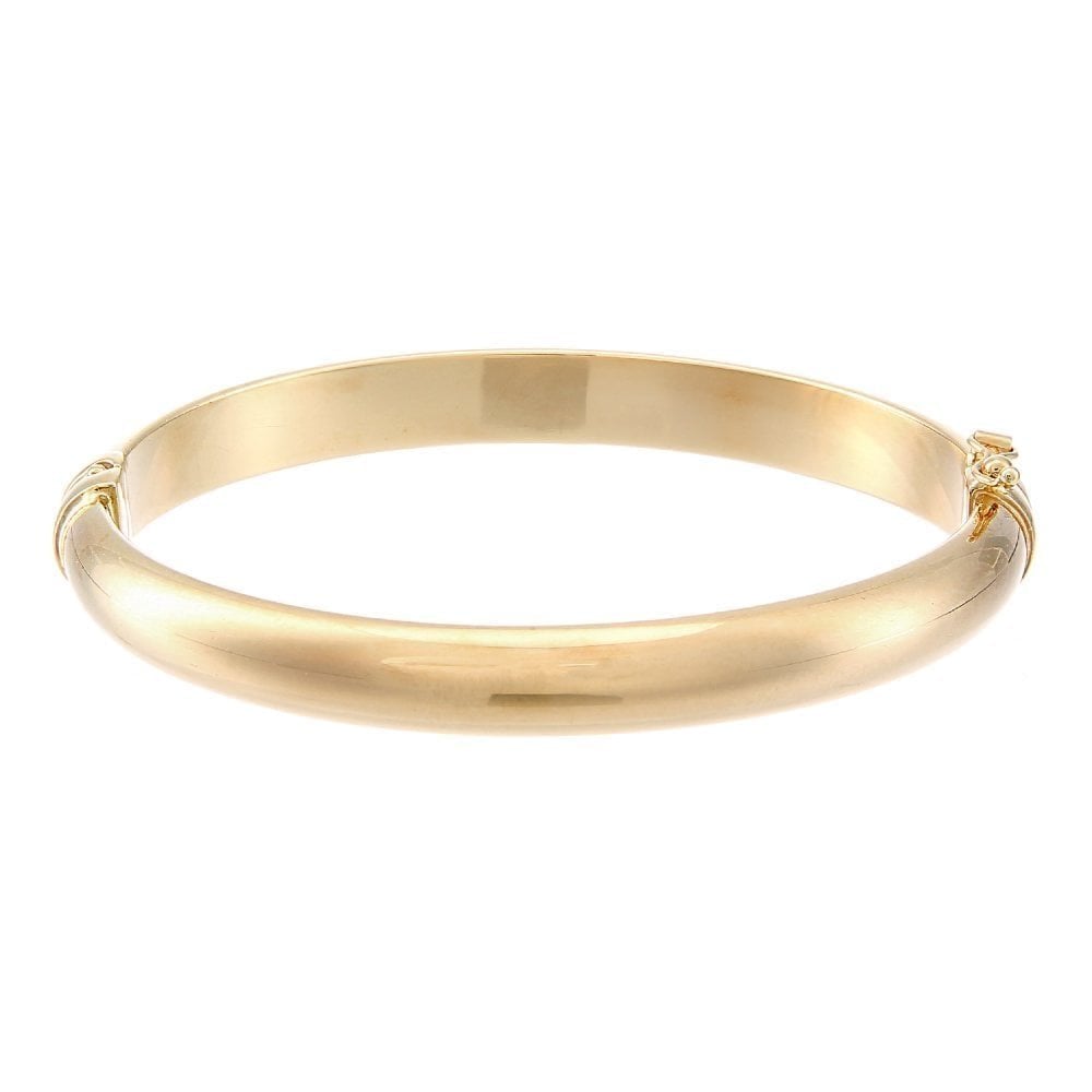 9ct Yellow Gold Dome Bangle