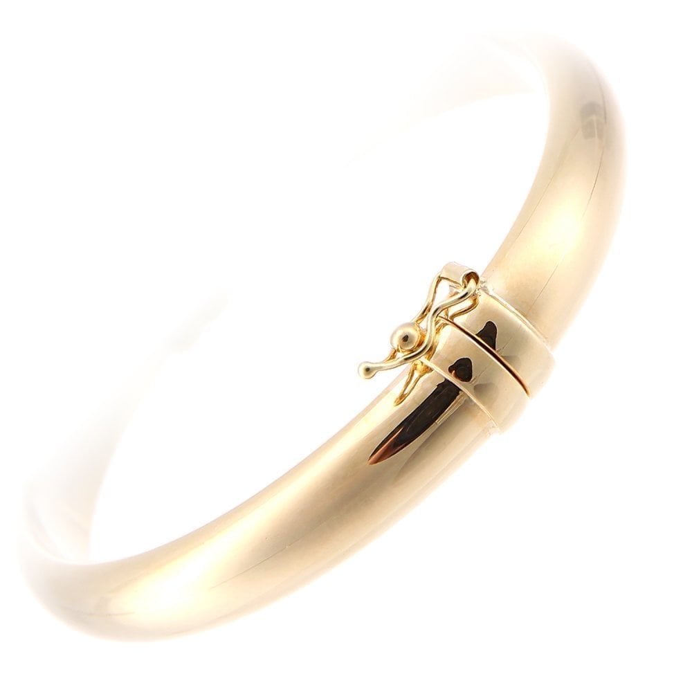 9ct Yellow Gold Dome Bangle