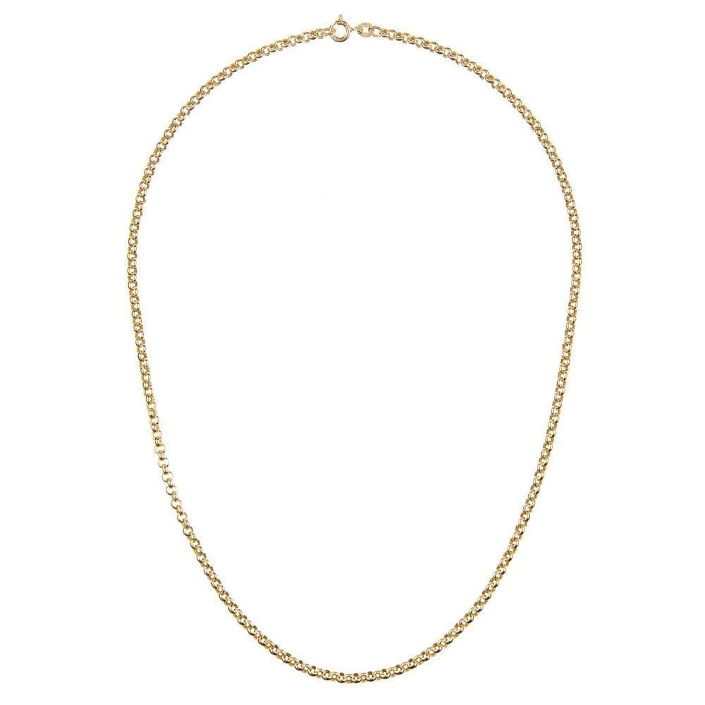 9ct Yellow Gold Rope Chain Necklace of Length 42cm