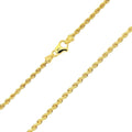 9ct Yellow Gold Rope Chain Necklace