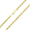 Thick Rope Chain 9ct Yellow Gold Necklace