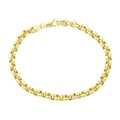 9ct Yellow Gold Belcher Chain Bracelet